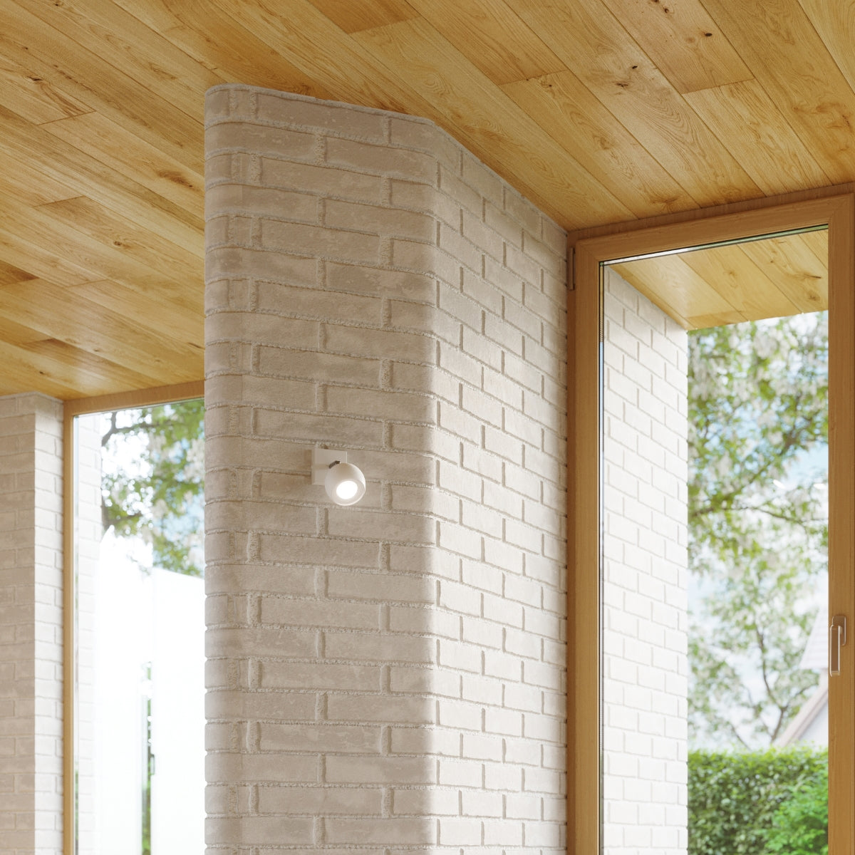 Wall lamp OCULARE white