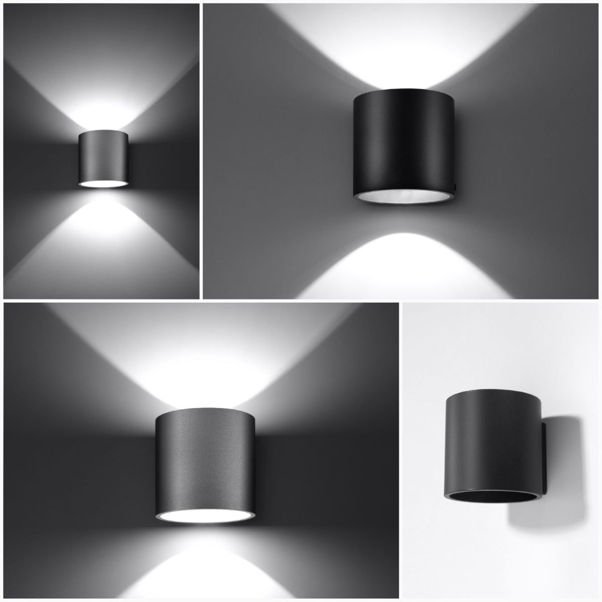 Wall lamp ORBIS 1 black