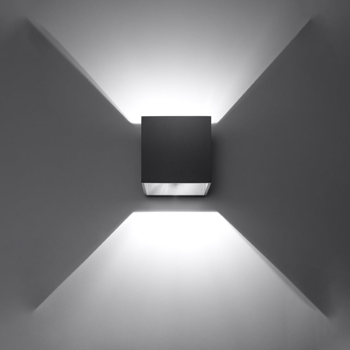 Wall lamp QUAD 1 black