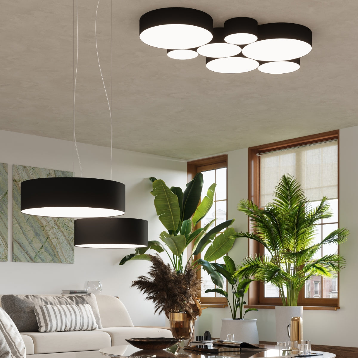 Ceiling lamp ARENA 35 black