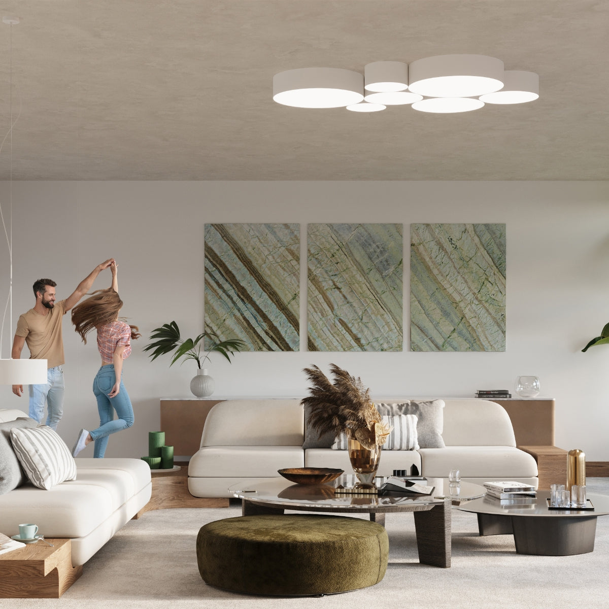 Ceiling lamp ARENA white