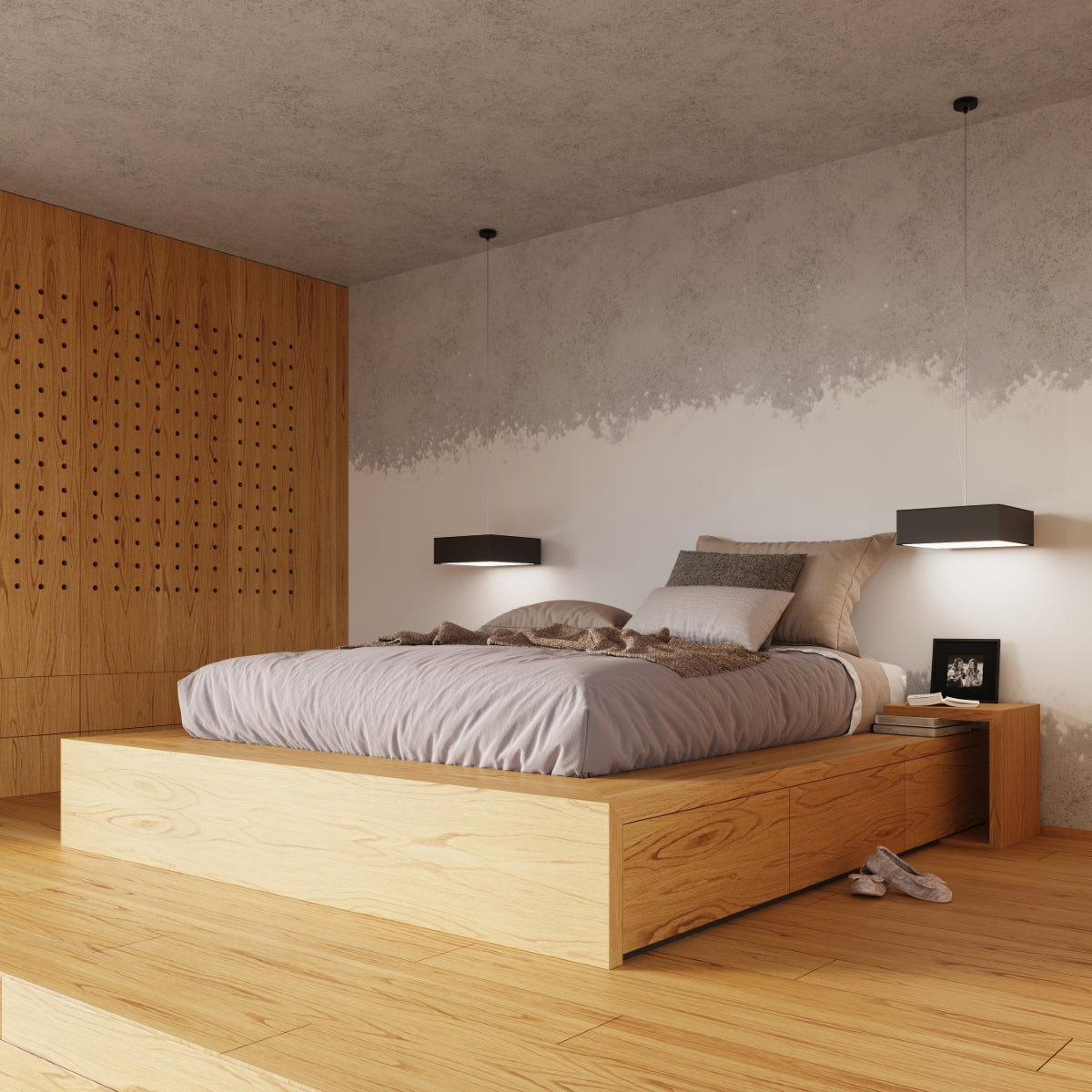 Ceiling lamp HORUS black