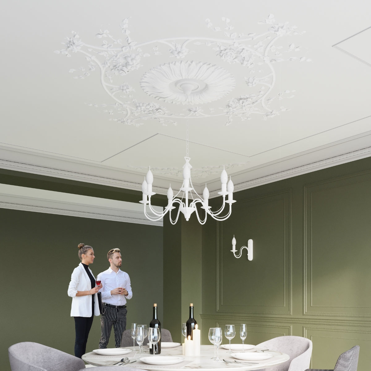 Wall lamp MINERWA white