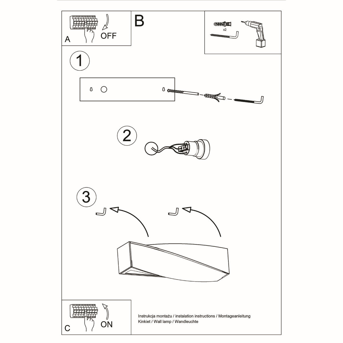 Wall lamp ceramic SIGMA MINI