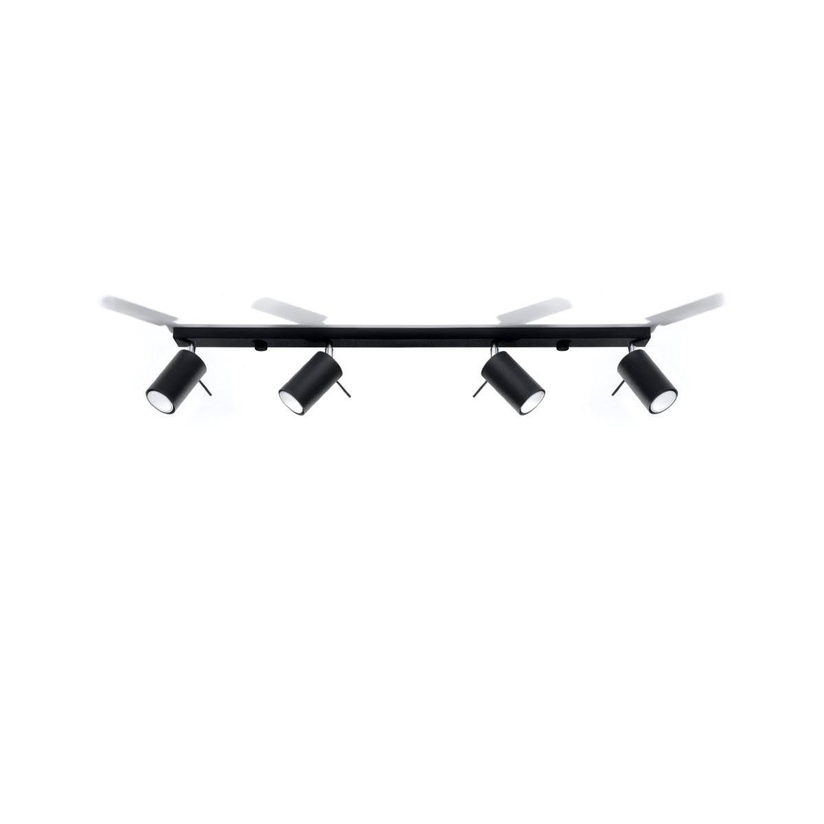 Ceiling lamp RING 4L black