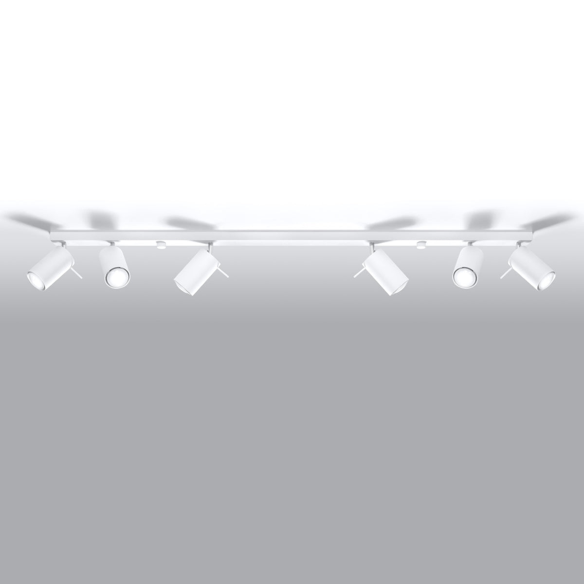 Ceiling lamp RING 6L white