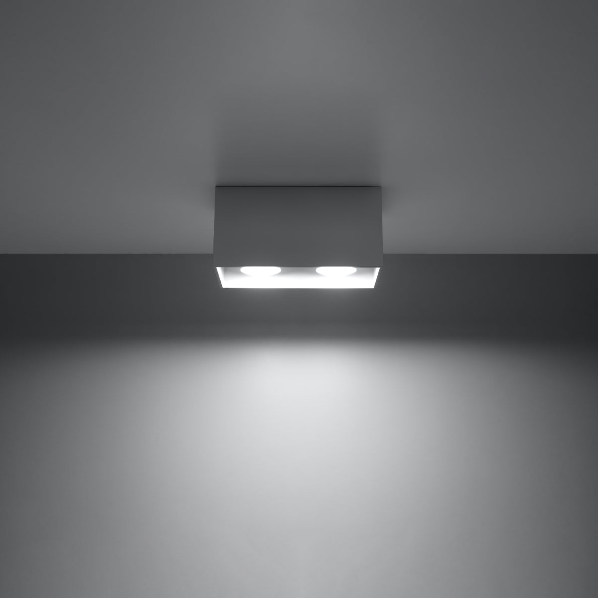 Ceiling lamp QUAD grey
