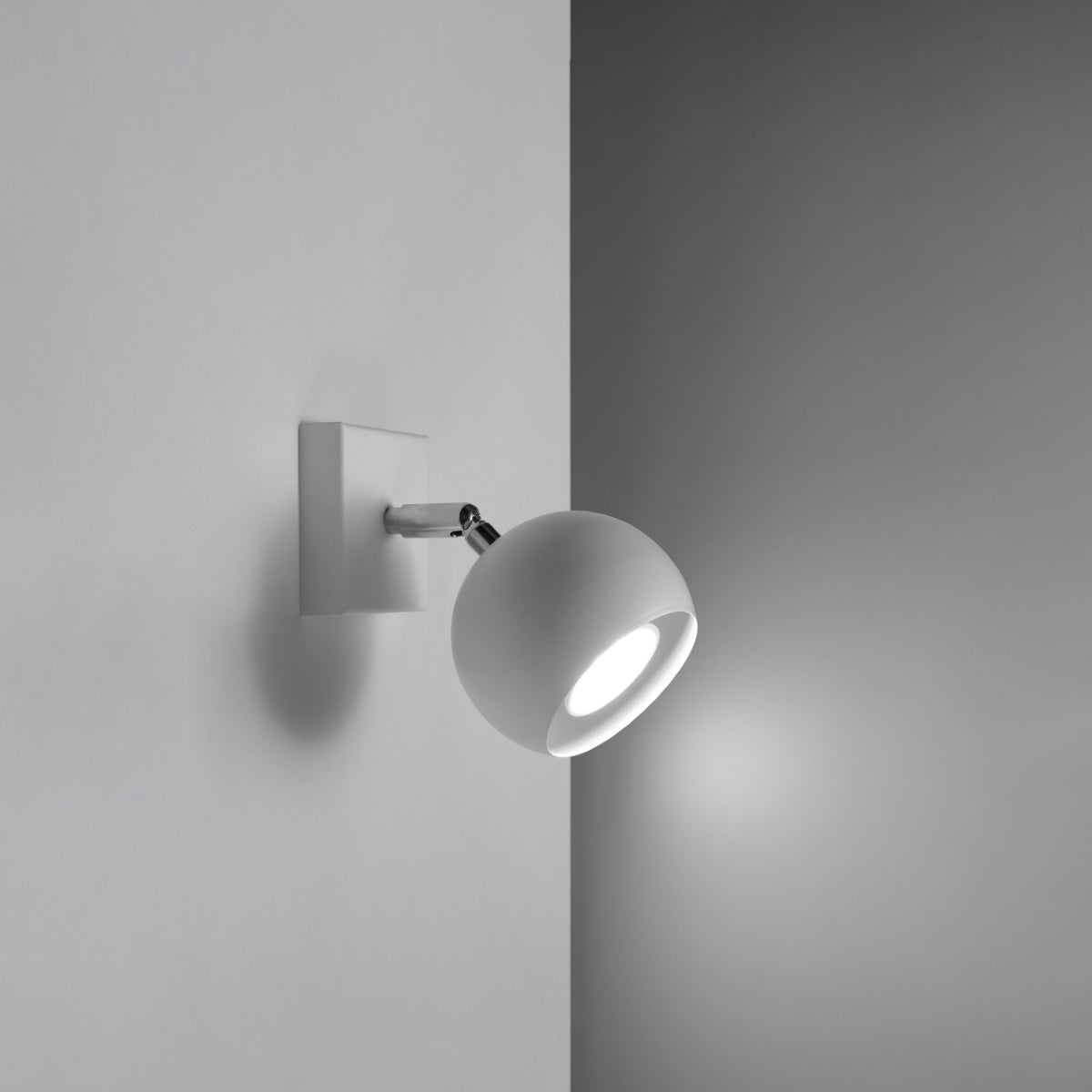 Wall lamp OCULARE white