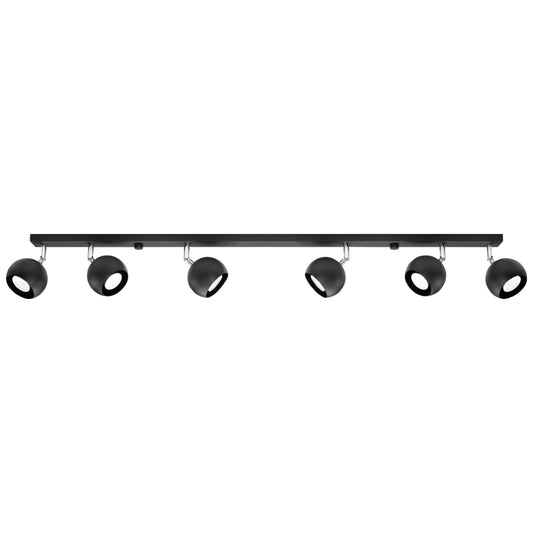 Ceiling lamp OCULARE 6L black
