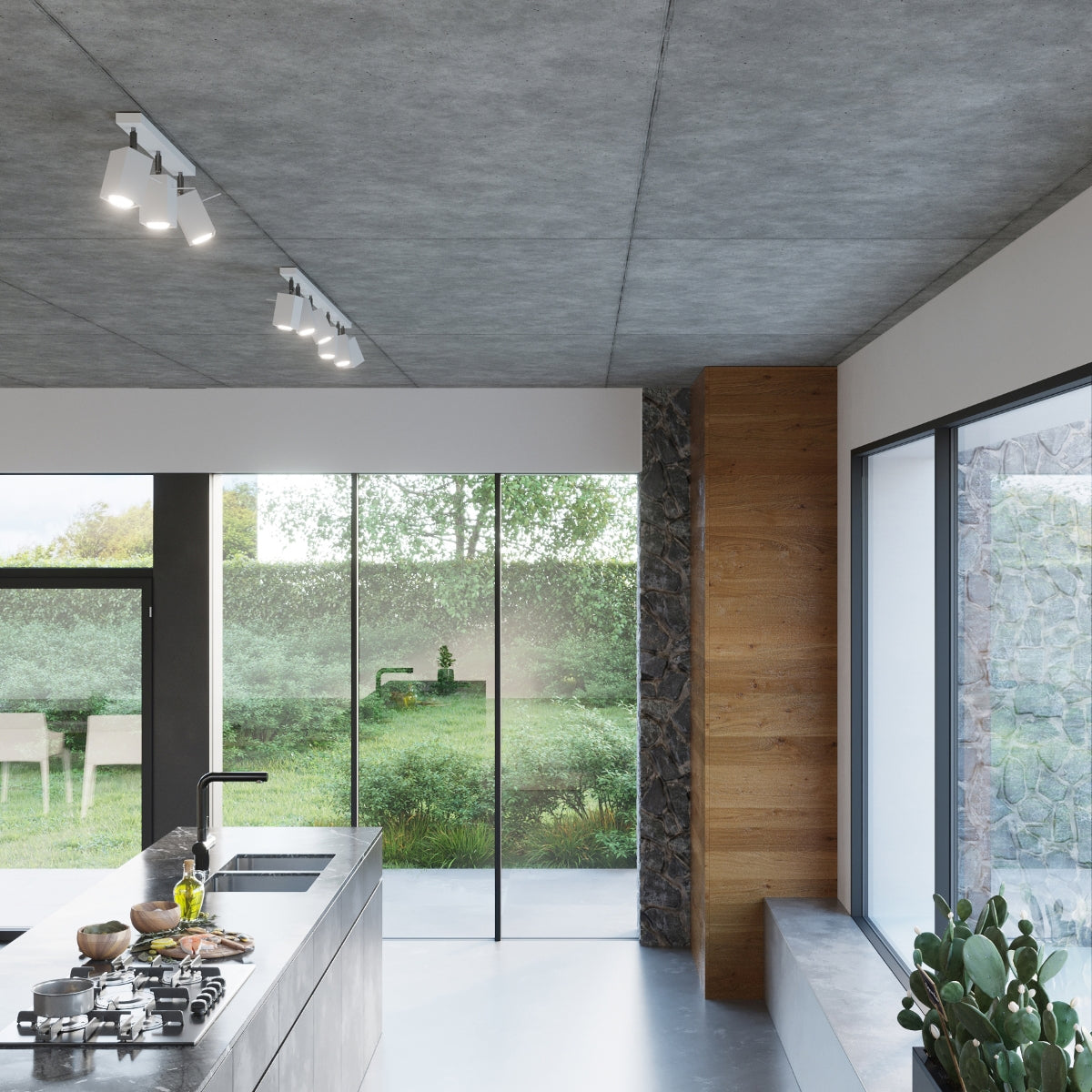 Ceiling lamp MERIDA 6L white