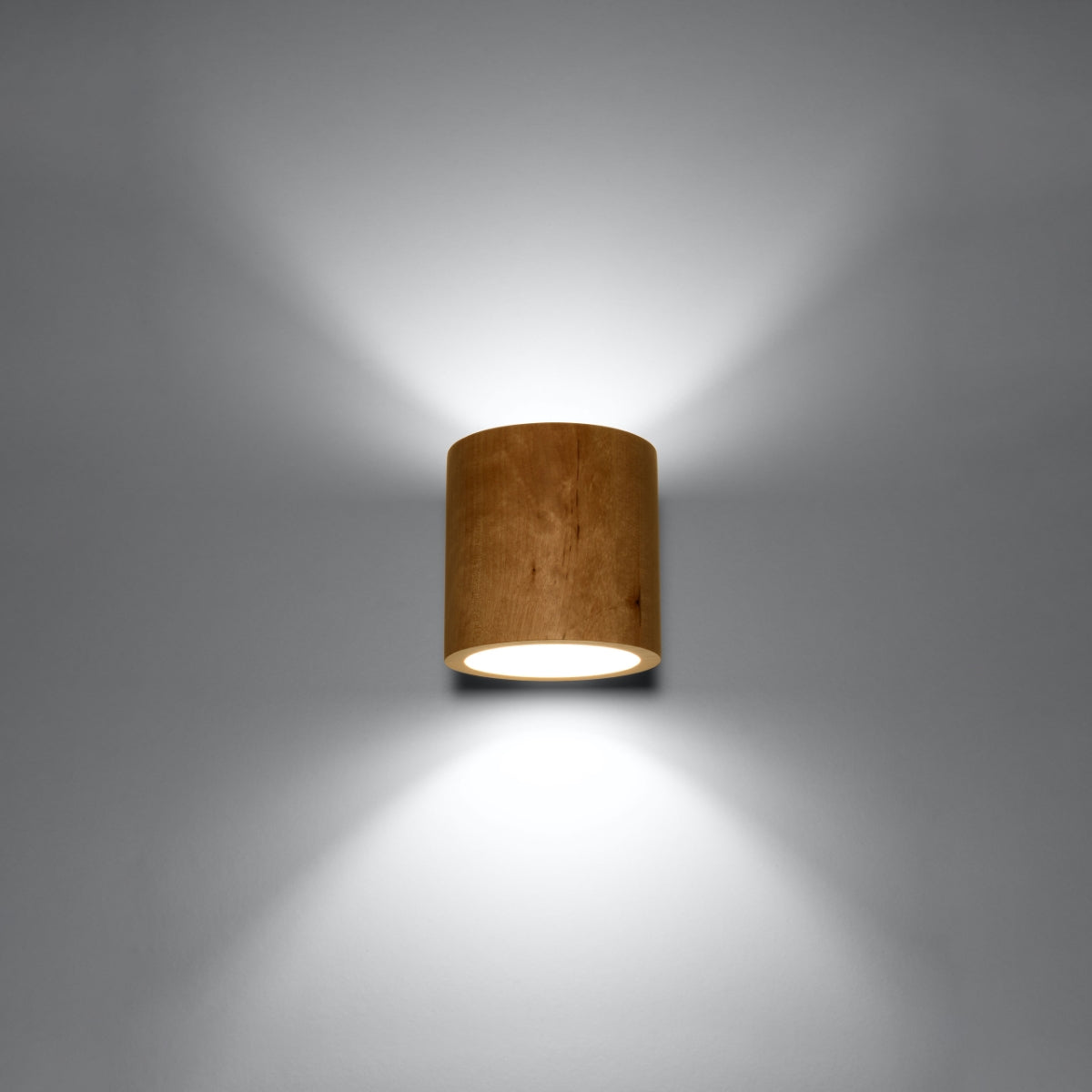 Wall lamp ORBIS natural wood