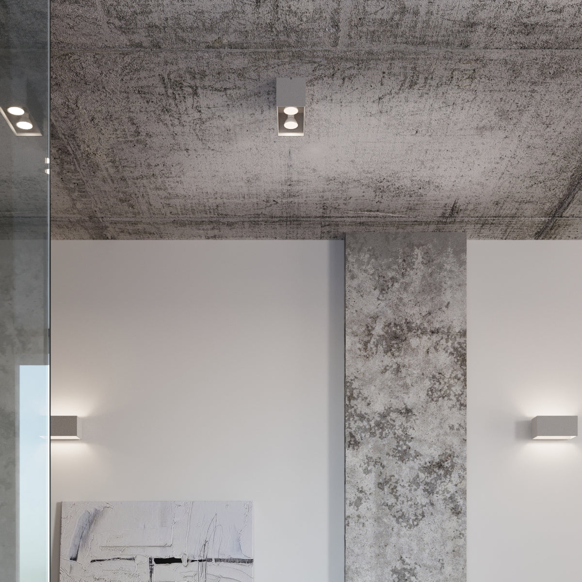 Wall lamp QUAD MAXI black