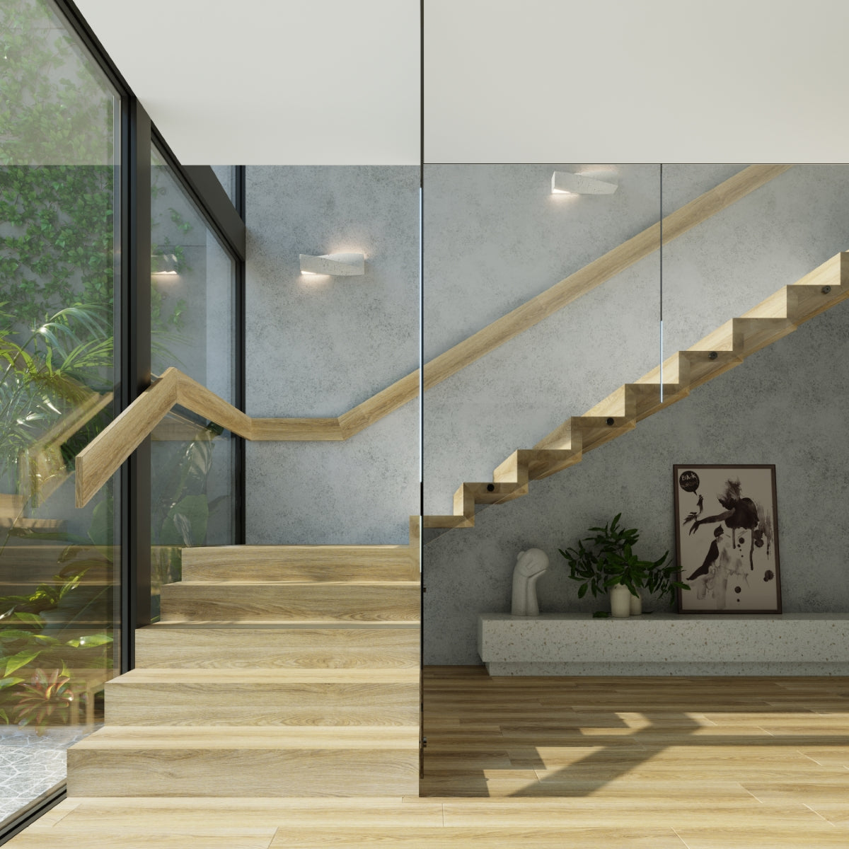 Wall lamp SIGMA concrete