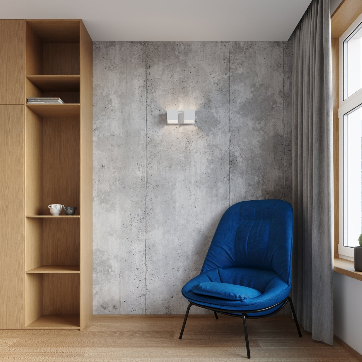 Wall lamp QUAD 2 white