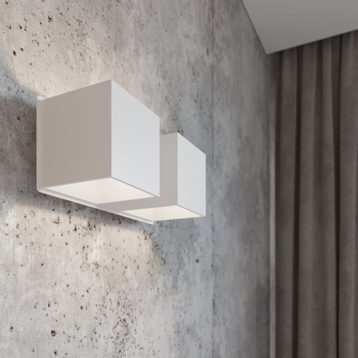 Wall lamp QUAD 2 white