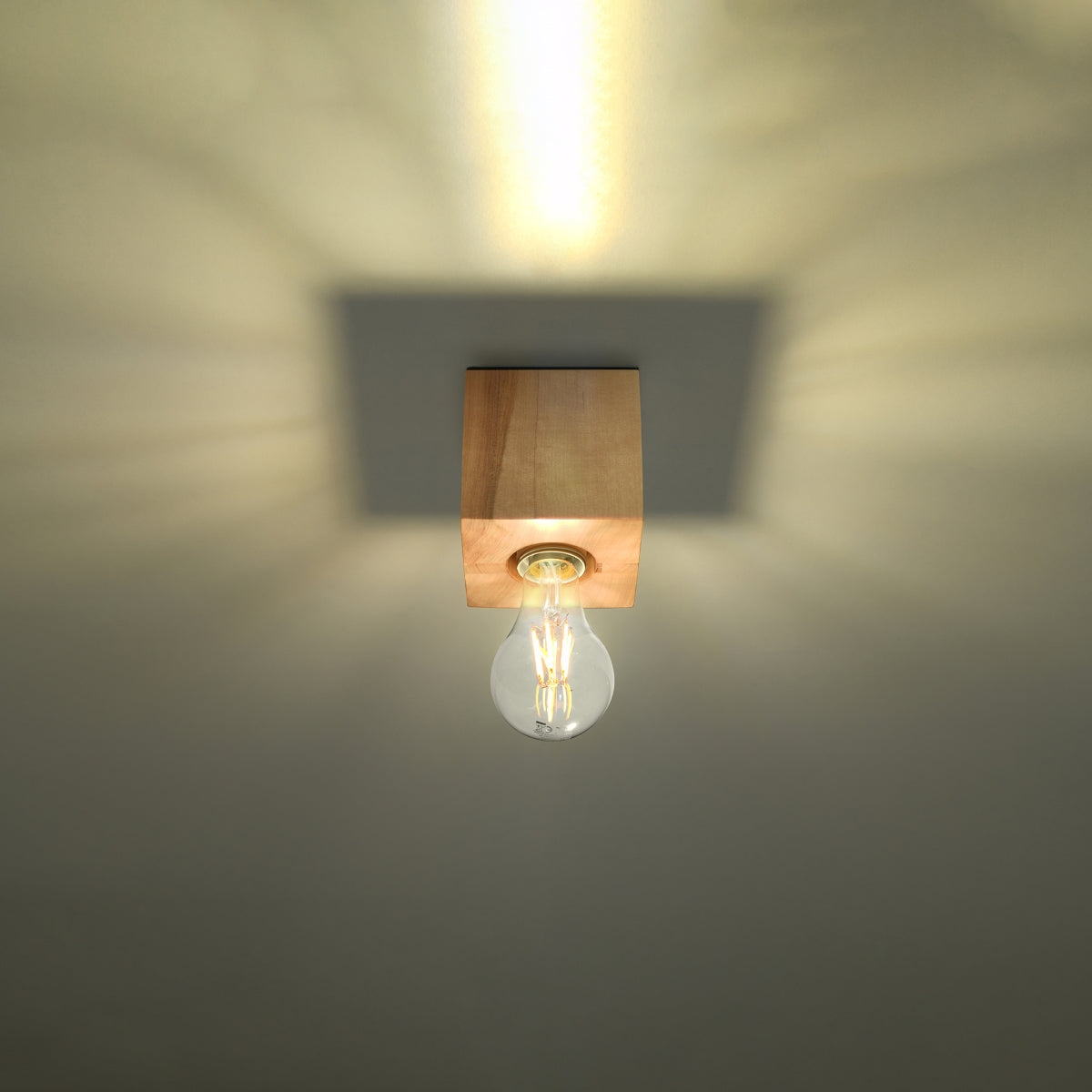 Ceiling lamp ARIZ natural wood