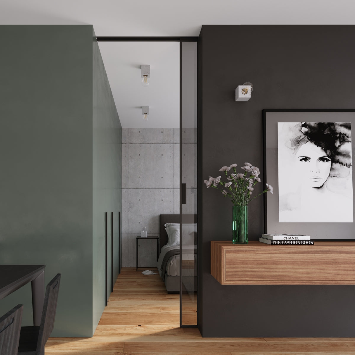 Ceiling lamp ARIZ concrete