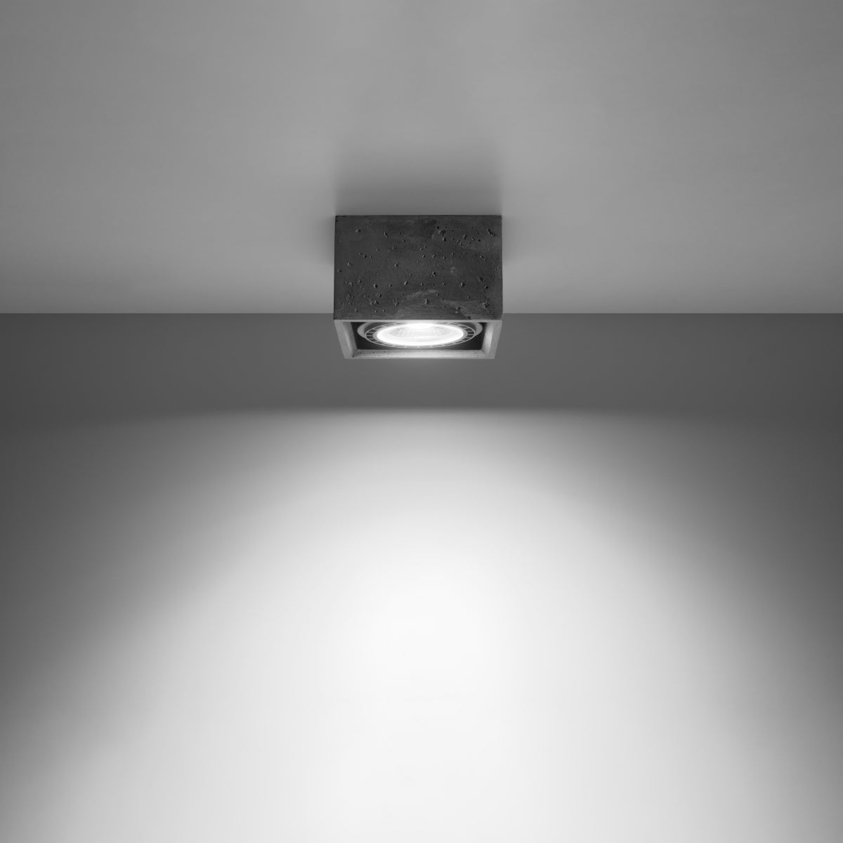 Ceiling lamp QUATRO 1 concrete