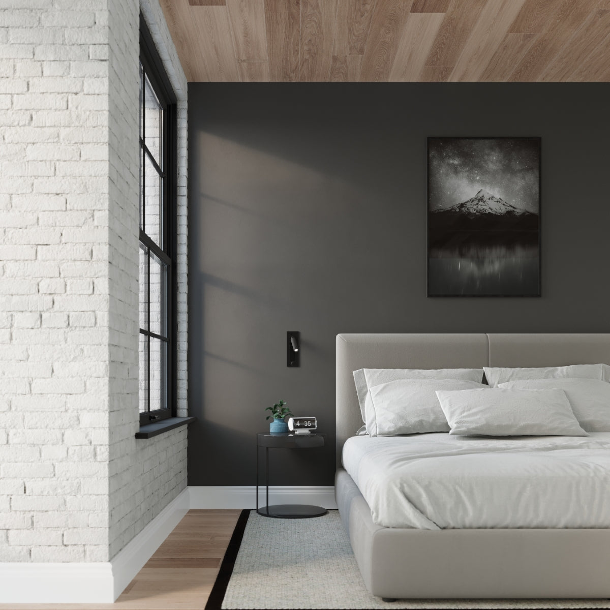 Wall lamp ENIF black