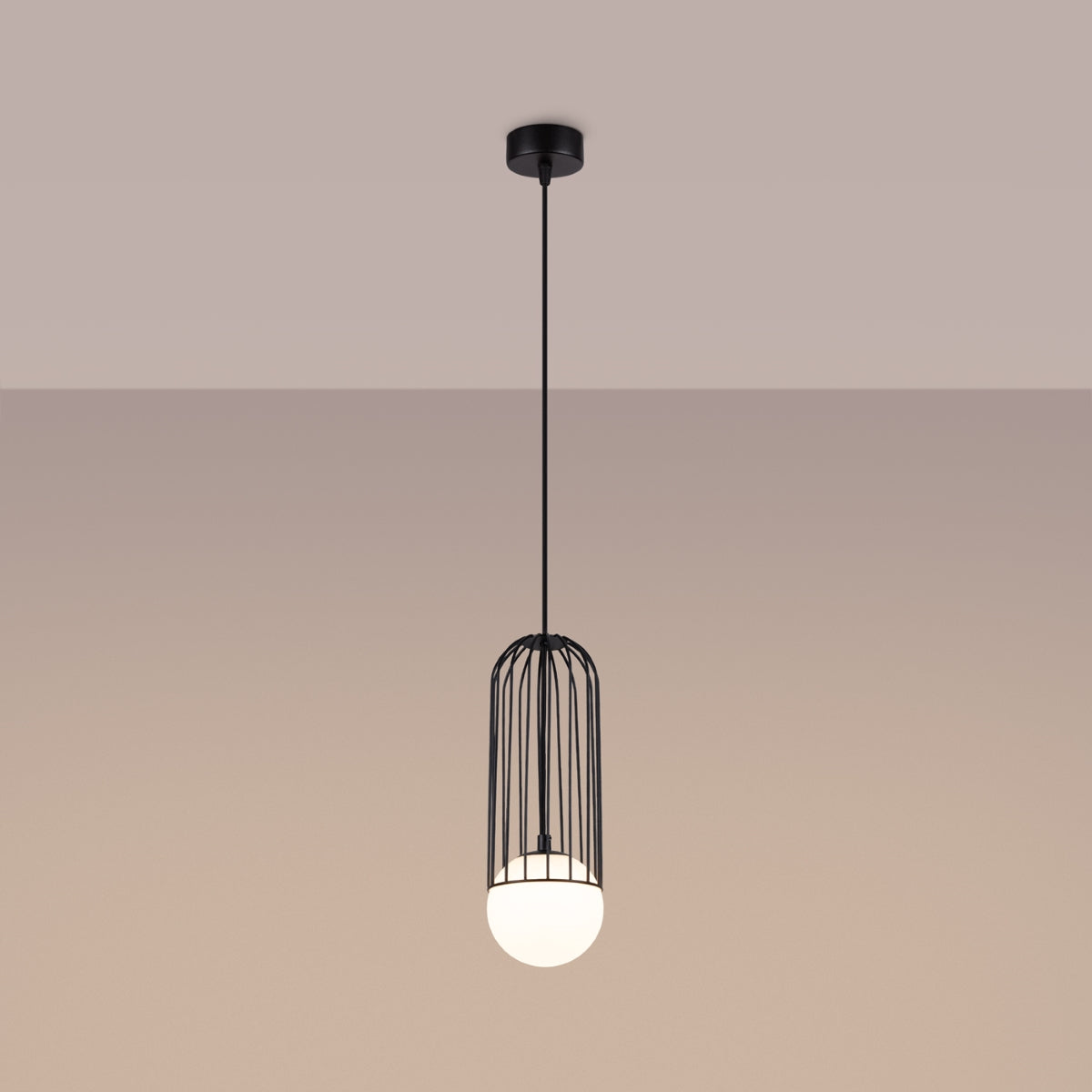 Pendant lamp BRINA 1 black