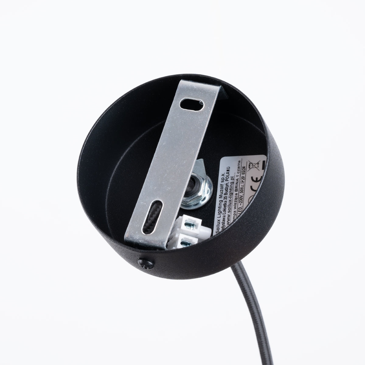 Pendant lamp BRINA 1 black