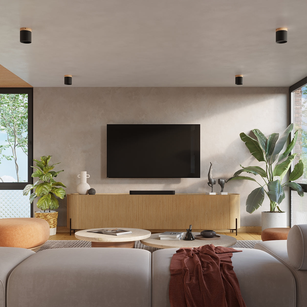 Ceiling lamp RIF black