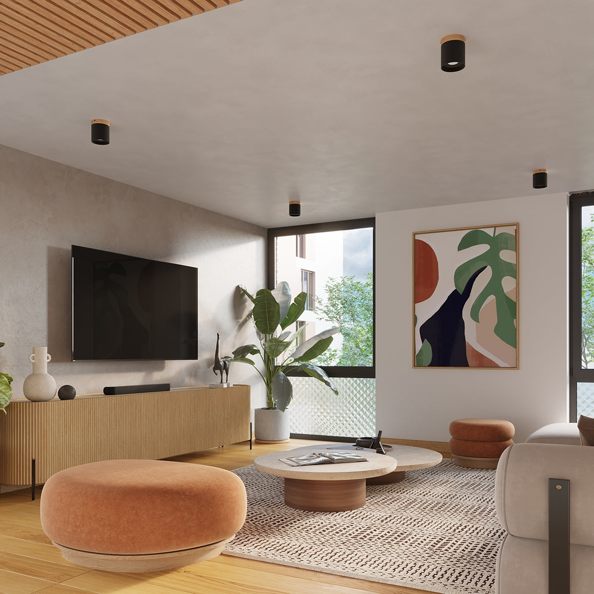 Ceiling lamp RIF black