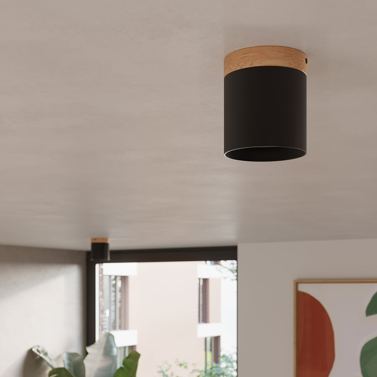 Ceiling lamp RIF black