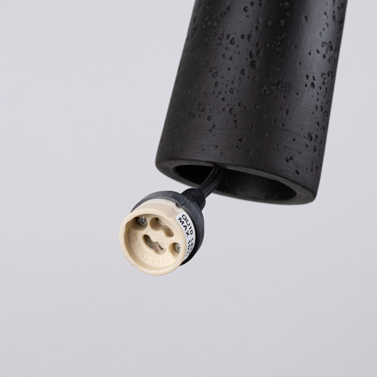 Pendant lamp ELECTRA black concrete