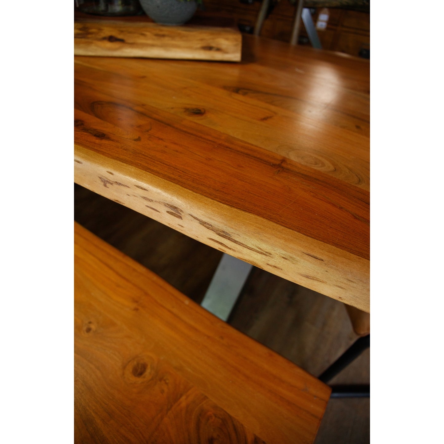 Live Edge Collection Dining Table – Solid Wood Statement Dining Table UK