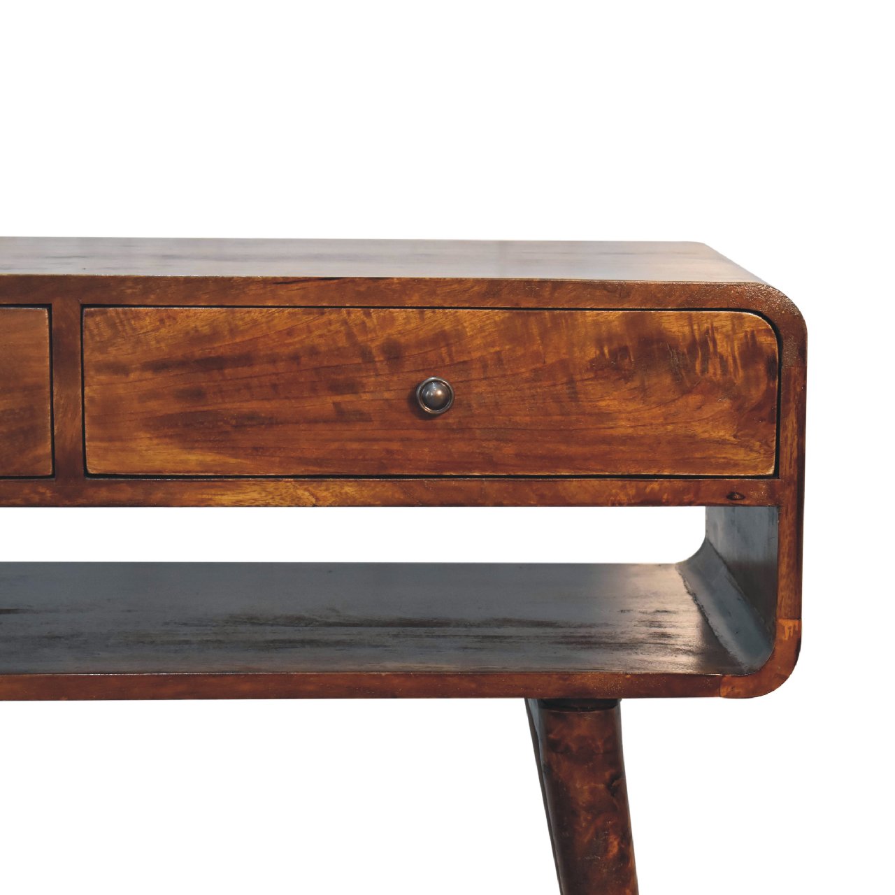 Sonata Chestnut Console Table – Handcrafted Solid Wood Hallway Table | Iris Design Collective